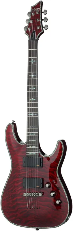 Markenware SCHECTER E-Gitarre Hellraiser C-1, Black Cherry