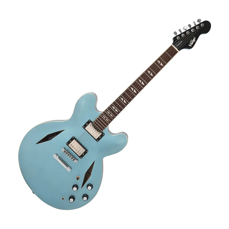 Vintage E-Gitarre Reissued VSA550GHB, Gun Hill Blue Expressversand