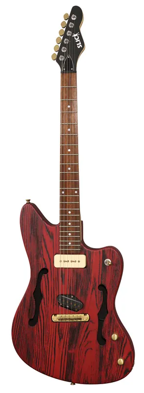 Slick SL 56 CA E-Gitarre Crimson Ash Bestpreis