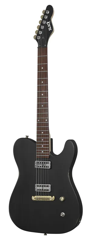 Letzte Chance Slick SL 55 BK E-Gitarre T-Style Black