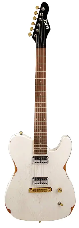 Slick SL 55 WH E-Gitarre T-Style White Mega-Angebot