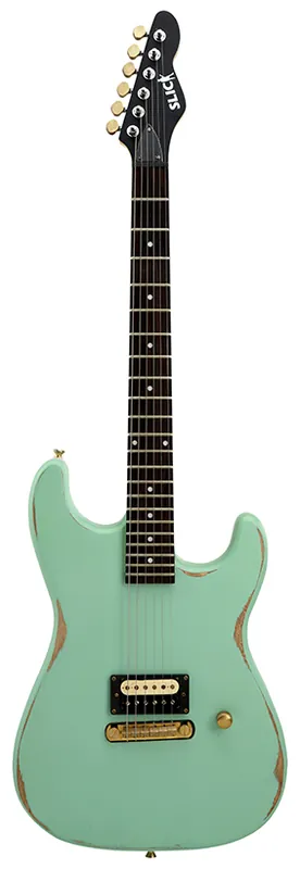 Neue Ware Slick SL 54 SG E-Gitarre ST-Style Surf Green