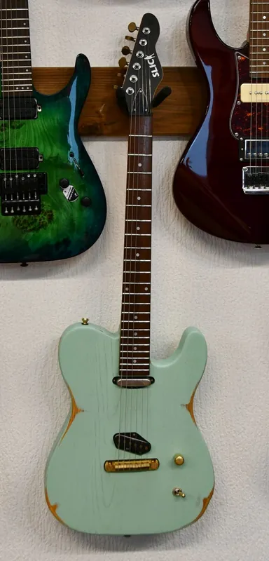 Slick SL 50 SG E-Gitarre T-Style Surf Green Knallerangebot