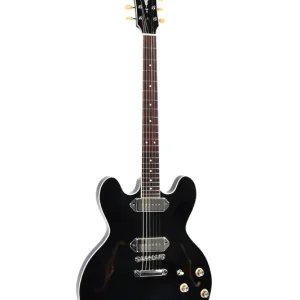 Direktkauf Sigma E-Gitarre HBA-102P-BK Semi-Hollow black inkl. Soft-Case