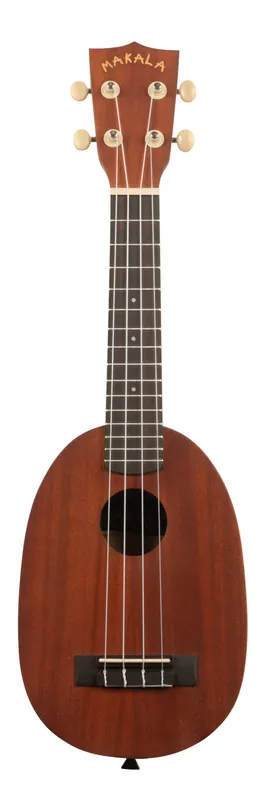 Neue Kollektion Makala MK-P - Pineapple Soprano Ukulele, with Bag