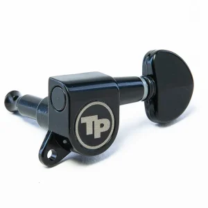 Jetzt Bestellen TonePros GKS70K-B Tuner with 18:1 Gear Ratio and "Small Kidney" Style Button - Guitar Machine Heads, 7-In-Line - Black