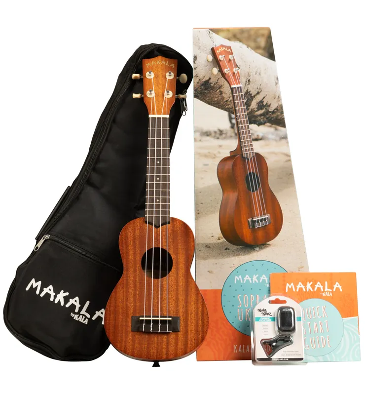 Expressversand Makala MK-S/PACK - Soprano Ukulele Pack, with Tuner & Bag
