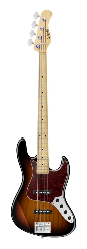 Letzte Chance Sadowsky MetroLine 21-Fret Vintage J/J Bass, Solidbody, Swamp Ash Body, Maple Fingerboard, 4-String - '59 Burst Transparent Satin