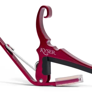 KYSER Kapodaster Quick-Change Capo Akustikgitarre, rubinrot Letzte Chance