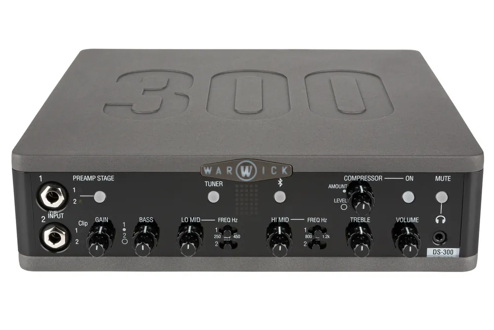 Versand Am Gleichen Tag Warwick Stage Series DS 300 Double Stage Bass Amp Head with USB-Interface, 300 Watt