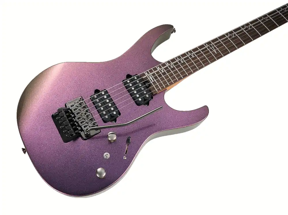 Mooer MMT100 FR Guitar, Floyd Rose Tremolo - Aurora Pink Finale Aktion