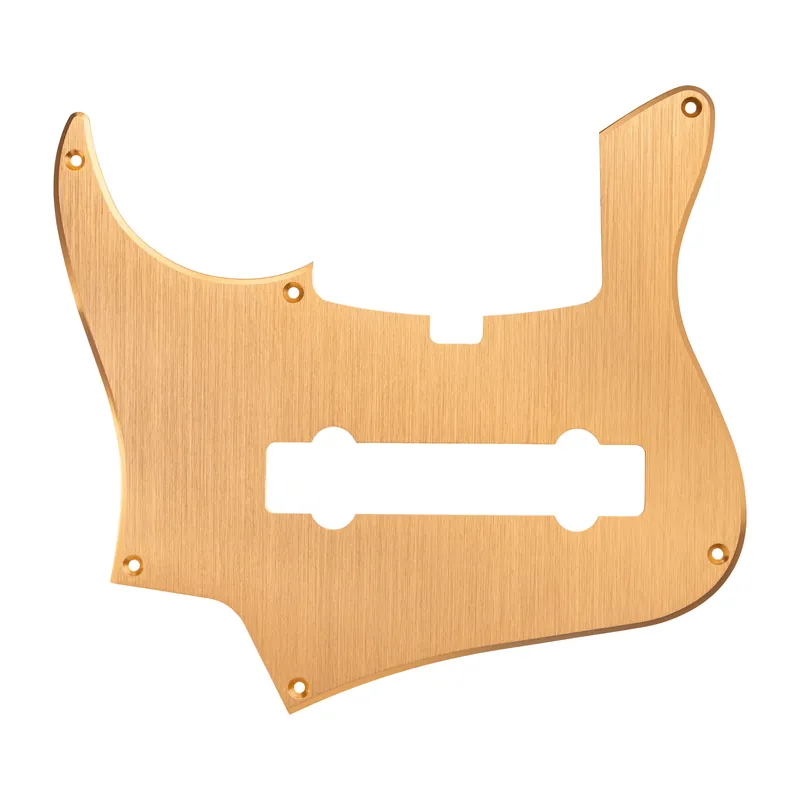 Sadowsky Parts - 24-Fret Vintage J/J Bass Pickguard - 6-String - Brushed Gold Aluminum - Lefthand Top-Angebot