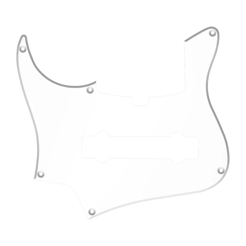 Preisknaller Sadowsky Parts - 24-Fret Vintage J/J Bass Pickguard - 6-String - Transparent - Lefthand