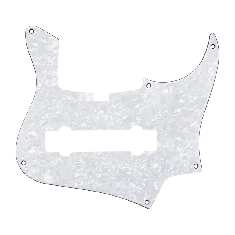 Sadowsky Parts - 24-Fret Vintage J/J Bass Pickguard - 6-String - White Pearl Versand Am Gleichen Tag