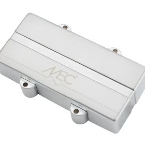 Letzte Chance MEC Active Twin J-Style Bass Pickup, 4- & 5-String - Brushed Chrome