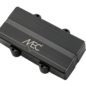 Billig MEC Active Twin J-Style Bass Pickup, 4- & 5-String - Brushed Black Chrome