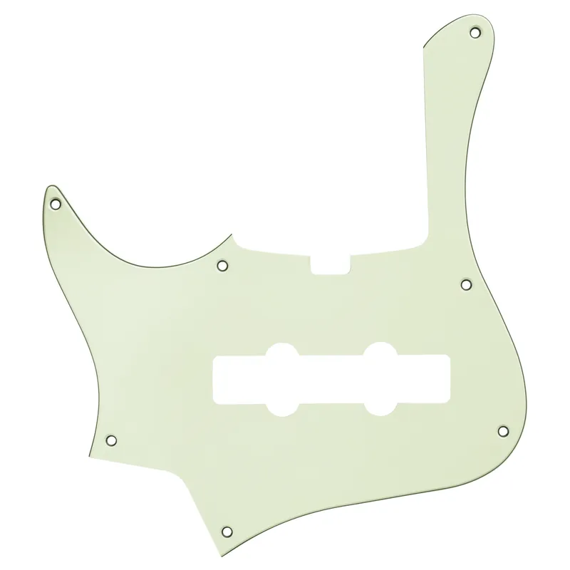 Sadowsky Parts - 24-Fret Vintage Single Cut J/J Bass Pickguard - 5-String - Mint Green - Lefthand Heißes Angebot