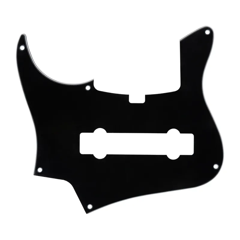 Sadowsky Parts - 24-Fret Vintage J/J Bass Pickguard - 6-String - Black - Lefthand Kostenloser Rückversand