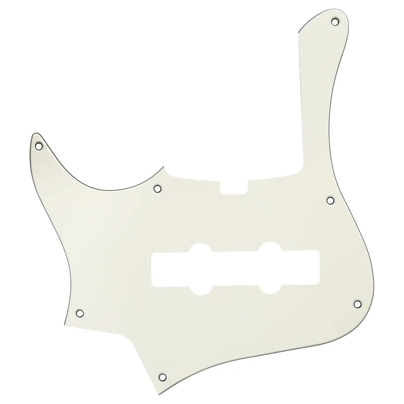 Sadowsky Parts - 24-Fret Vintage Single Cut J/J Bass Pickguard - 5-String - Parchment - Lefthand Preiswert