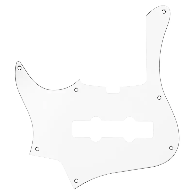 Angebot Sadowsky Parts - 24-Fret Vintage Single Cut J/J Bass Pickguard - 5-String - White - Lefthand