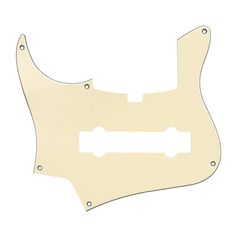 Sadowsky Parts - 24-Fret Vintage J/J Bass Pickguard - 6-String - Vintage White - Lefthand Bestseller