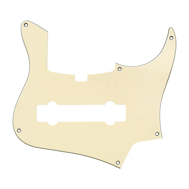 Neue Kollektion Sadowsky Parts - 24-Fret Vintage J/J Bass Pickguard - 6-String - Vintage White
