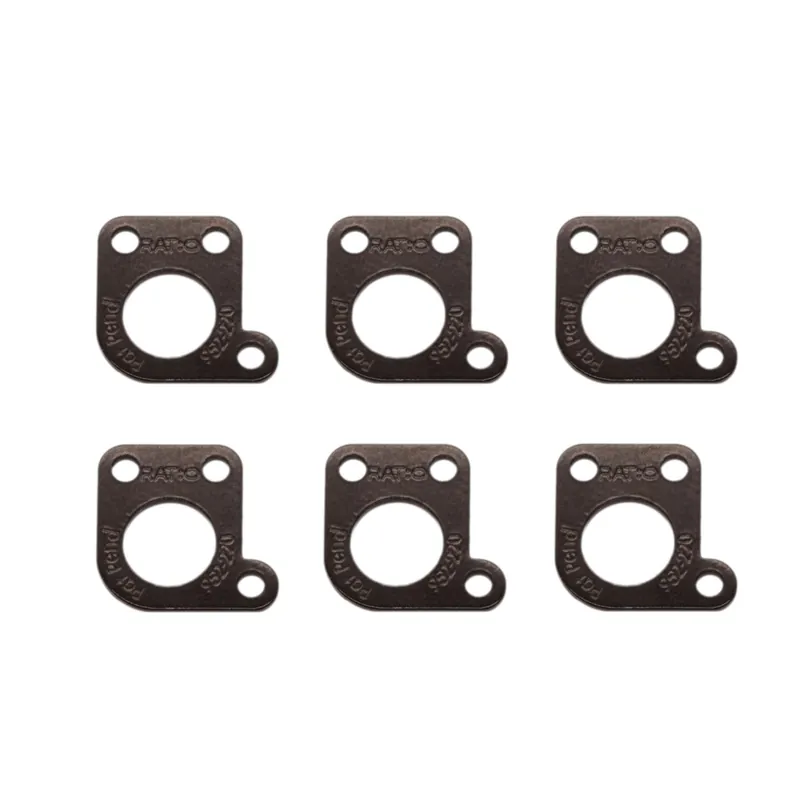 Graph Tech PRT-952-220-B0 Ratio InvisoMatch Mounting Plates, Schaller-Style Offset 90 Degree Screw Hole (6 pcs.) - Black Neuheit