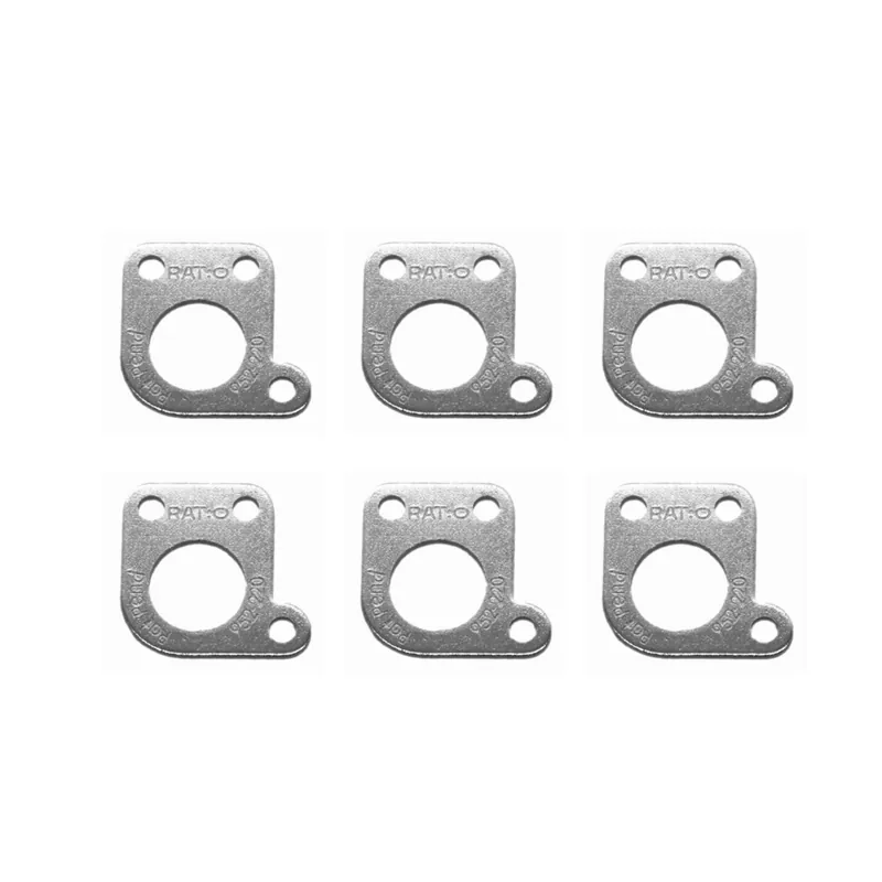 Neuheit Graph Tech PRT-952-220-C0 Ratio InvisoMatch Mounting Plates, Schaller-Style Offset 90 Degree Screw Hole (6 pcs.) - Chrome