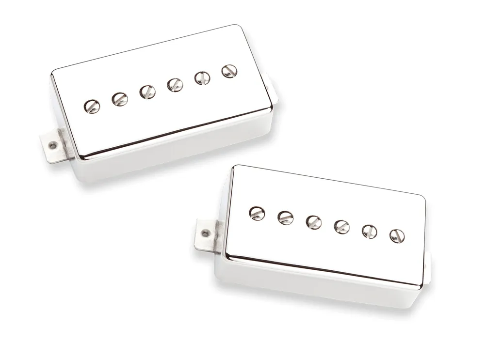 Knallerangebot Seymour Duncan Hot Phat Cat P90 Silencer Pickup Set - Nickel Cover
