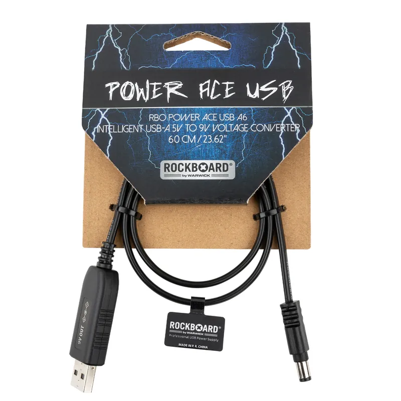Rockboard Intelligent USB-A 5V to 9V Voltage Converter, 60 cm Garantierte Lieferung