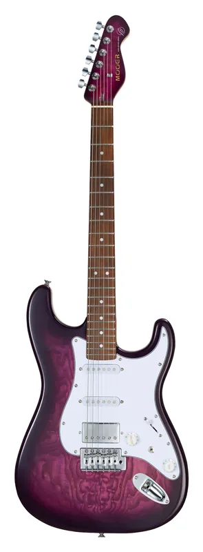 Mooer MSC20 Pro Guitar - Prune Purple Meistverkauft