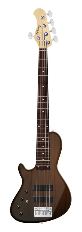 Sadowsky MetroLine 24-Fret Single Cut Bass, Red Alder Body, Morado Fingerboard, 5-String, Lefthand - Antique Tobacco Transparent Satin Kostenloser Rückversand