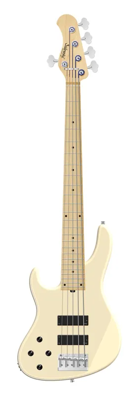 Sadowsky MetroLine 24-Fret Modern Bass, Swamp Ash Body, Maple Fingerboard, 5-String, Lefthand - Solid Olympic White High Polish Günstig