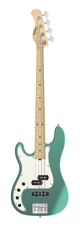 Sadowsky MetroLine 21-Fret Hybrid P/J Bass, Swamp Ash Body, Maple Fingerboard, 4-String, Lefthand - Solid Sage Green Metallic Satin Gratis Versand