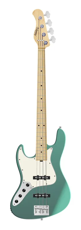 Sadowsky MetroLine 21-Fret Vintage J/J Bass, Swamp Ash Body, Maple Fingerboard, 4-String, Lefthand - Solid Sage Green Metallic Satin Super-Preis