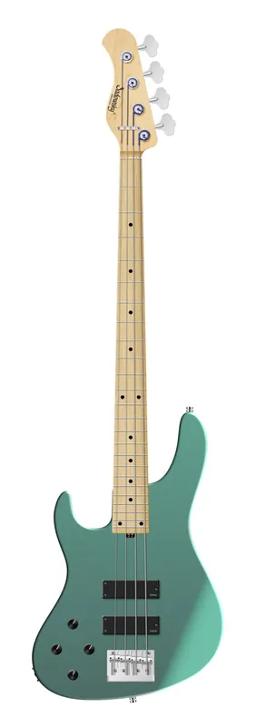 Zertifiziert Sadowsky MetroLine 24-Fret Modern Bass, Swamp Ash Body, Maple Fingerboard, 4-String, Lefthand - Solid Sage Green Metallic Satin