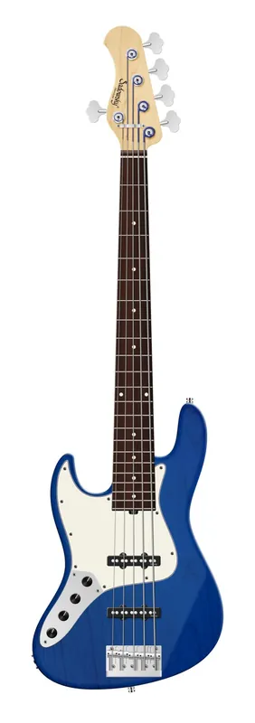 Günstig Sadowsky MetroLine 22-Fret Will Lee Artist Line Bass, Red Alder Body, Morado Fingerboard, 5-String, Lefthand - Ocean Blue Transparent Satin