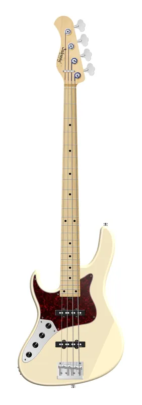 Top-Seller Sadowsky MetroLine 24-Fret Vintage J/J Bass, Swamp Ash Body, Maple Fingerboard, 4-String, Lefthand - Solid Olympic White High Polish