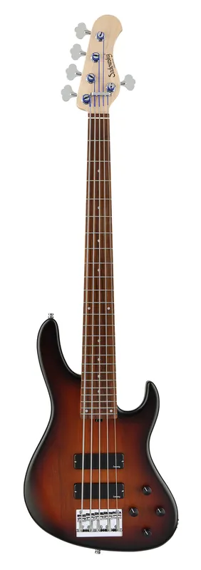 Sadowsky MetroLine 24-Fret Modern Bass, Red Alder Body, Morado Fingerboard, 5-String - Almond Sunburst Transparent Satin Garantierte Lieferung