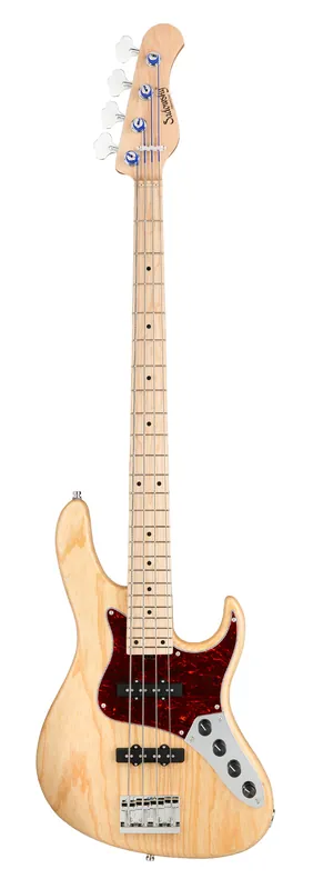 Sadowsky MetroLine 24-Fret Vintage J/J Bass, Swamp Ash Body, Maple Fingerboard, 4-String - Natural Transparent Satin Echt