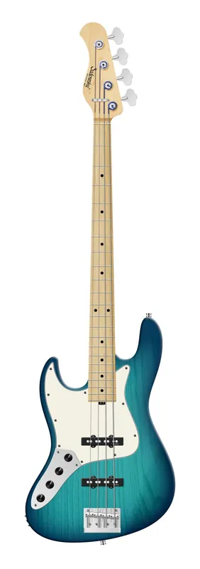Sadowsky MetroLine 22-Fret Will Lee Artist Line Bass, Swamp Ash Body, Maple Fingerboard, 4-String, Lefthand - Bora Blue Burst Transparent Satin Garantierte Lieferung