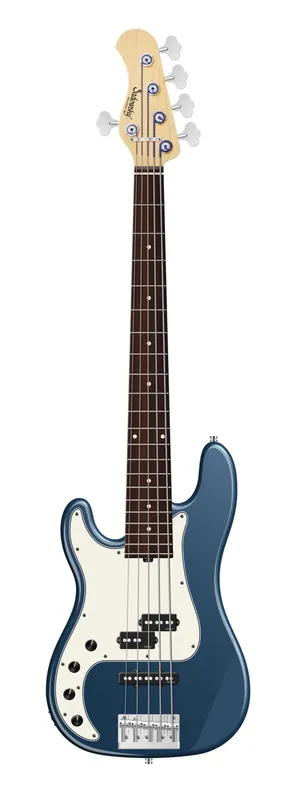 Sadowsky MetroLine 21-Fret Hybrid P/J Bass, Red Alder Body, Morado Fingerboard, 5-String, Lefthand - Solid Dark Lake Placid Blue Metallic High Polish Schnäppchen
