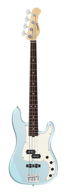 Sadowsky MetroLine 21-Fret Hybrid P/J Bass, Red Alder Body, Morado Fingerboard, 4-String - Solid Ice Blue Metallic Satin Neu Im Sortiment