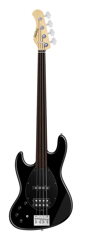 Super-Preis Sadowsky MetroLine 21-Fret Vintage M/J Bass, Red Alder Body, Tigerstripe Ebony Fingerboard, 4-String, Fretless, Lefthand - Solid Black High Polish