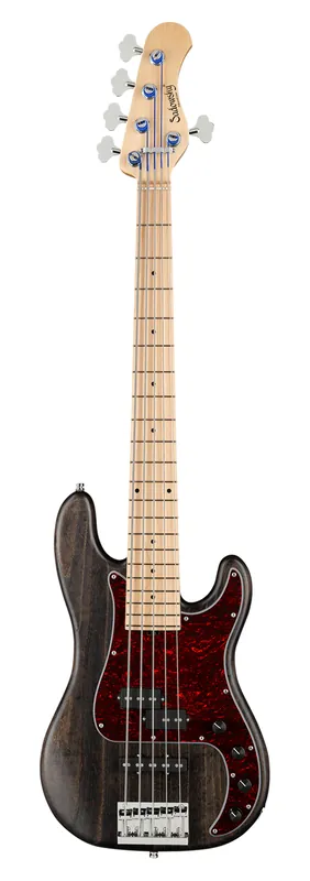 Mega-Angebot Sadowsky MetroLine 21-Fret Hybrid P/J Bass, Solidbody, Swamp Ash Body, Maple Fingerboard, 5-String - Nirvana Black Transparent Satin
