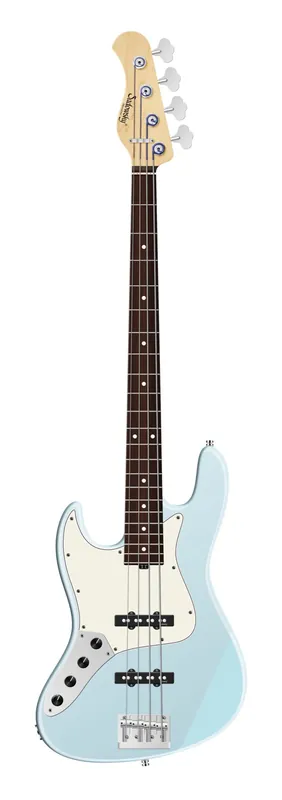 Sadowsky MetroLine 22-Fret Will Lee Artist Line Bass, Red Alder Body, Morado Fingerboard, 4-String, Lefthand - Solid Ice Blue Metallic Satin Preiswert