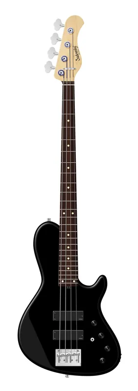 Sadowsky MetroLine 24-Fret Single Cut Bass, Red Alder Body, Morado Fingerboard, 4-String - Solid Black Satin Highlight