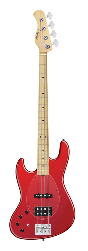 Must-Have Sadowsky MetroLine 21-Fret Vintage M/J Bass, Swamp Ash Body, Maple Fingerboard, 4-String, Lefthand - Solid Candy Apple Red Metallic High Polish
