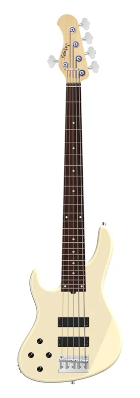 Sadowsky MetroLine 24-Fret Modern Bass, Red Alder Body, Morado Fingerboard, 5-String, Lefthand - Solid Olympic White High Polish Meistverkauft