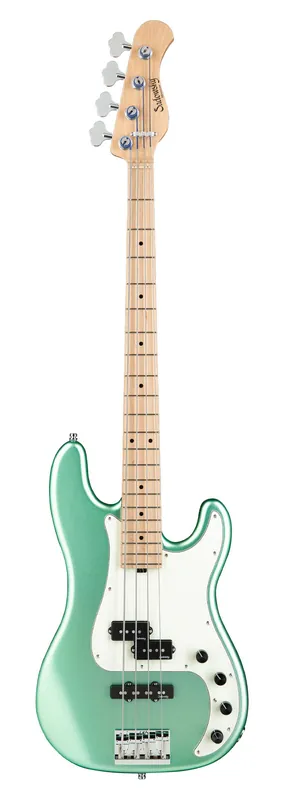 Beliebt Sadowsky MetroLine 21-Fret Hybrid P/J Bass, Solidbody, Swamp Ash Body, Maple Fingerboard, 4-String - Solid Sage Green Metallic Satin